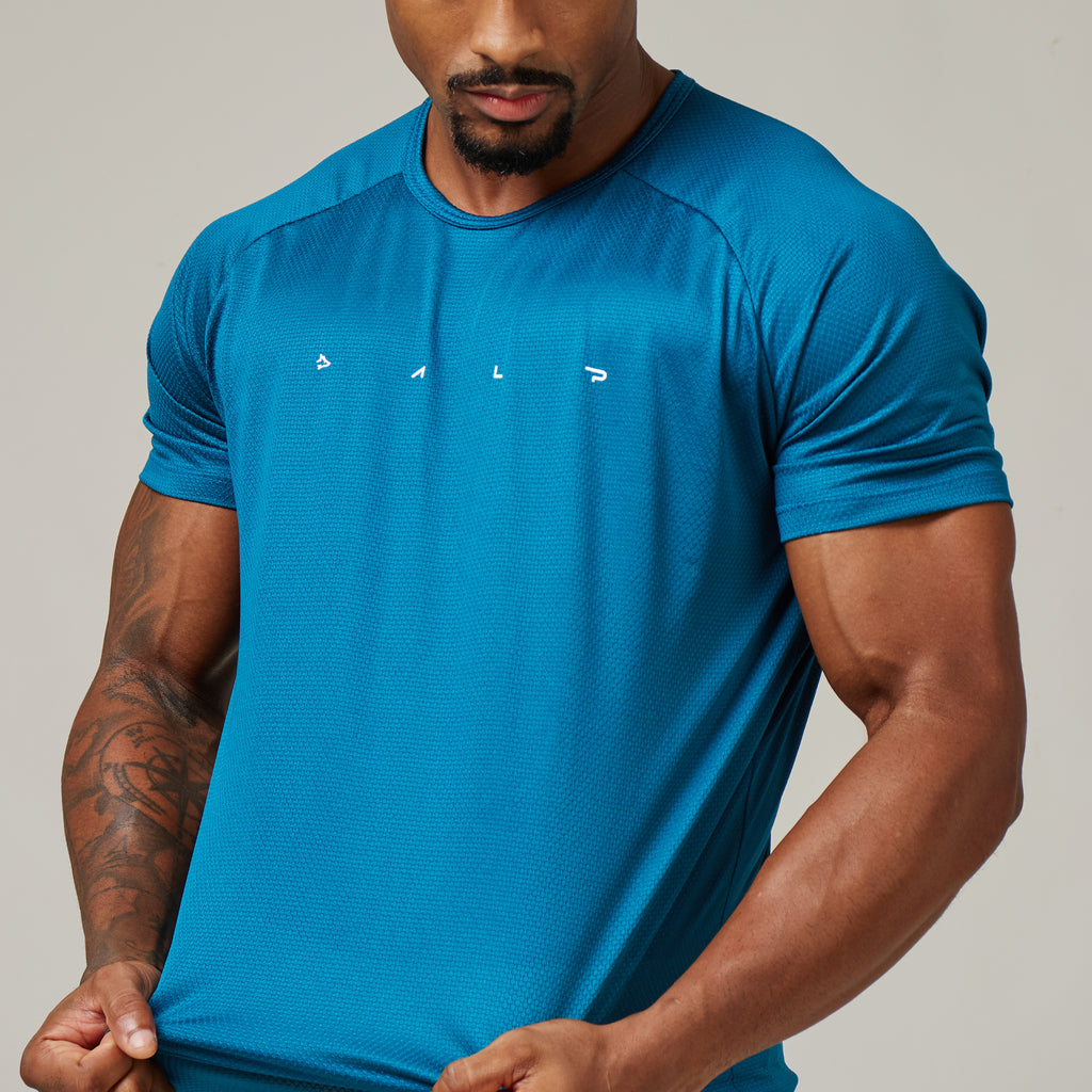 Camiseta Dry Fit Light Lupus Azul Mediterrâneo