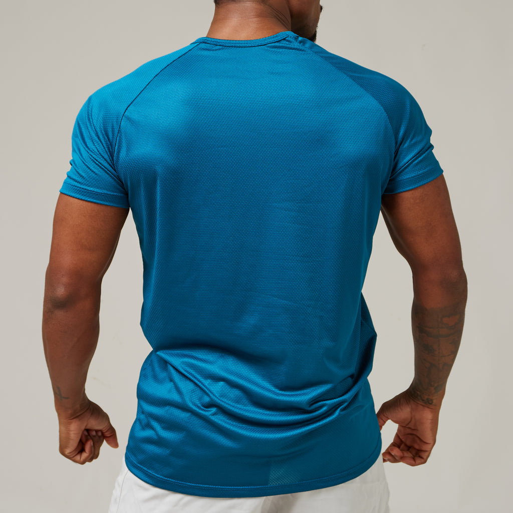 Camiseta Dry Fit Light Lupus Azul Mediterrâneo