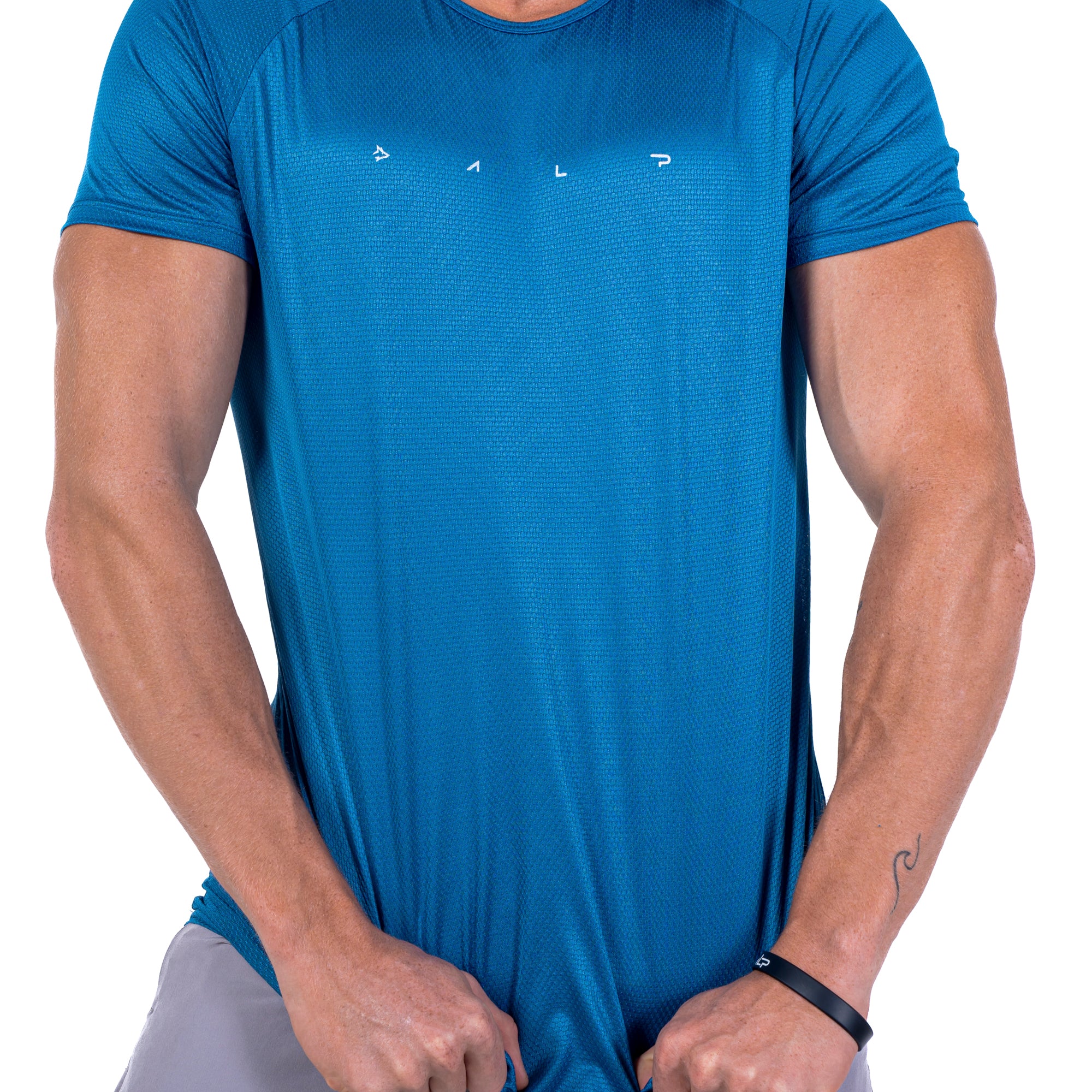 Camiseta Dry Fit Light Lupus Azul Pacifico