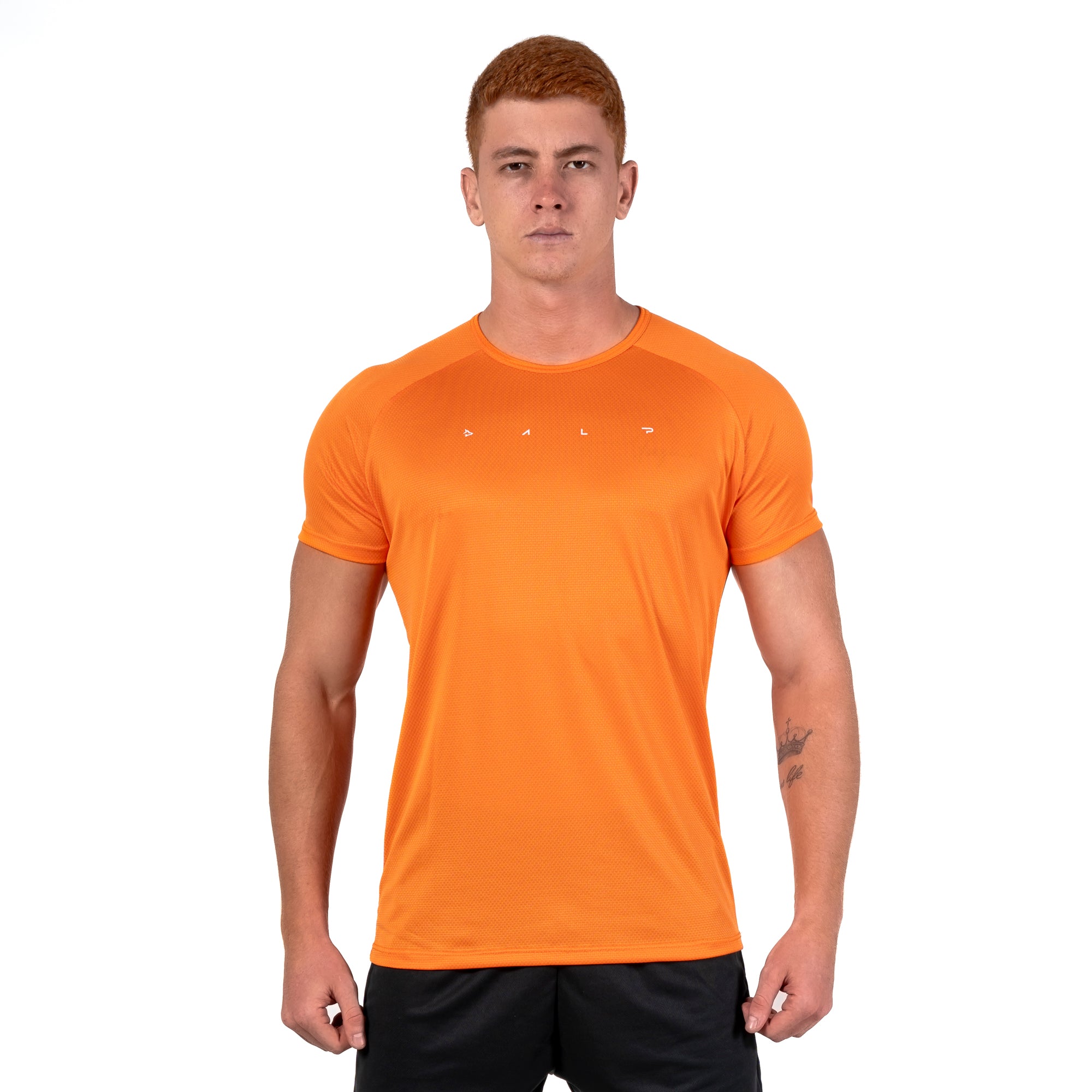 Camiseta Dry Fit Light Lupus Laranja Intenso