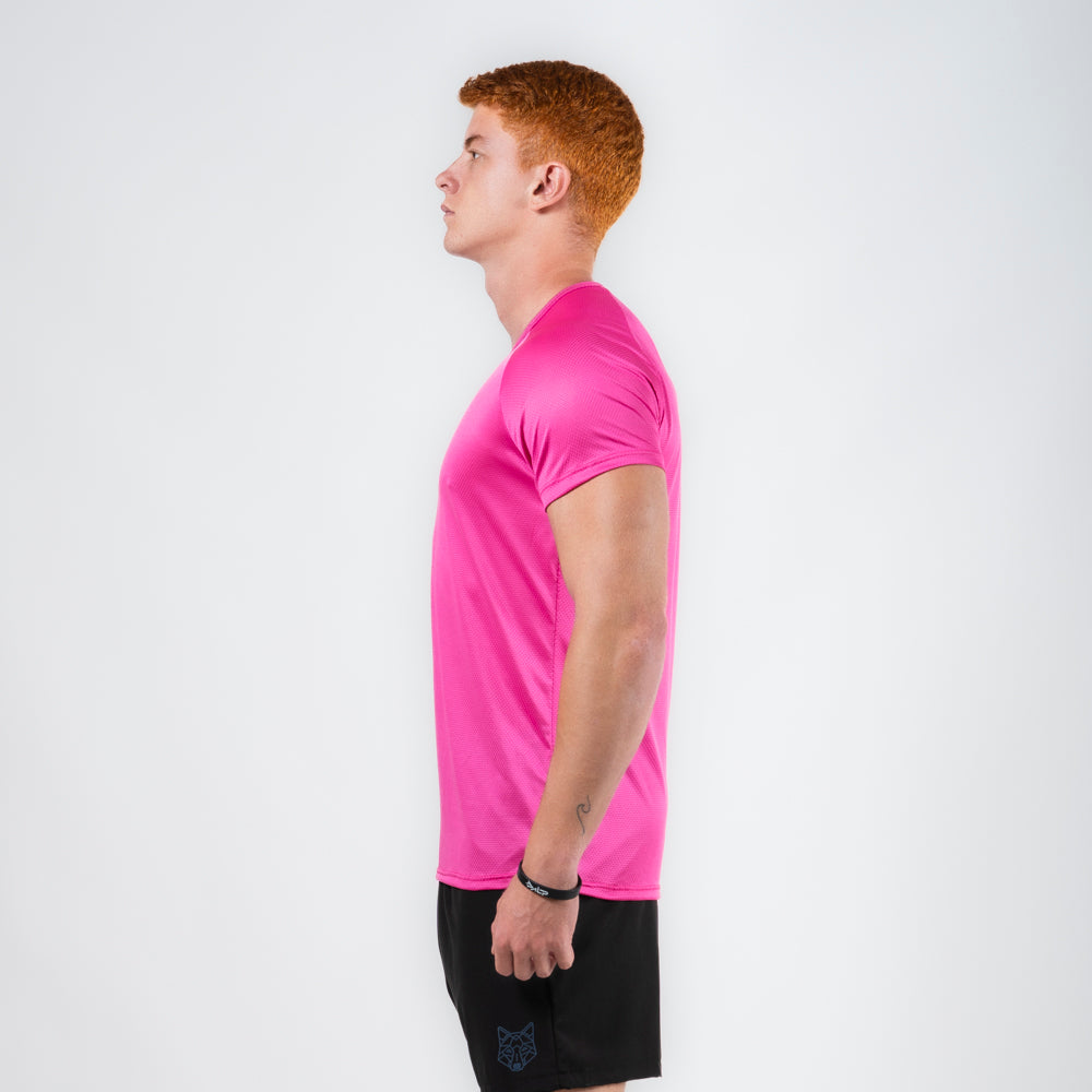 Camiseta Dry Fit Light Lupus Rosa Magenta