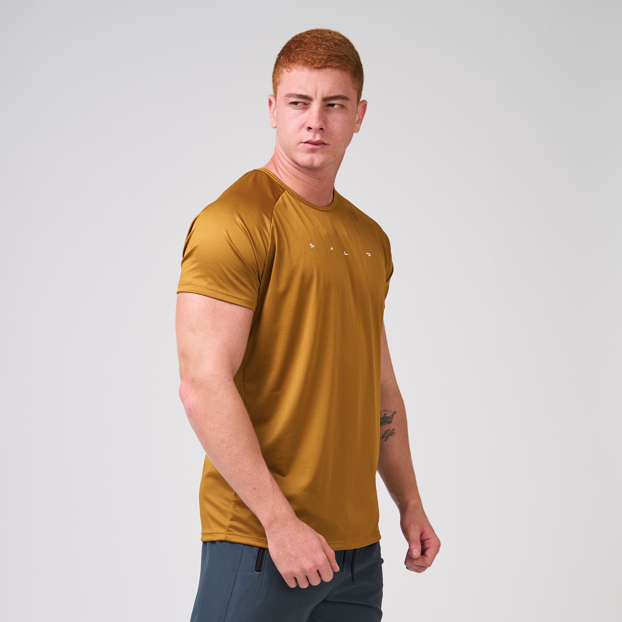 Camiseta Dry Fit Light Lupus Ocre