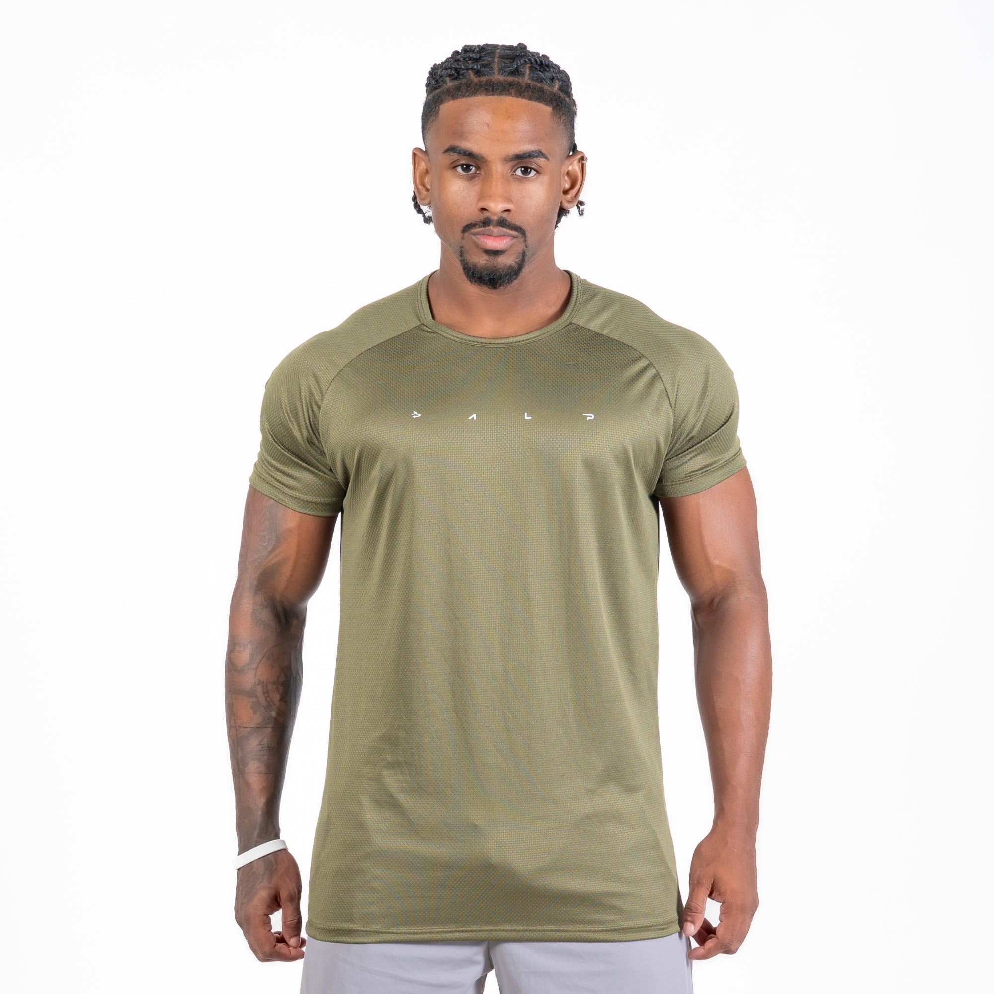 Camiseta Dry Fit Light Lupus Verde Uva