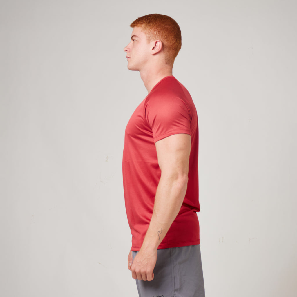 Camiseta Dry Fit Light Lupus Vermelho Mercúrio