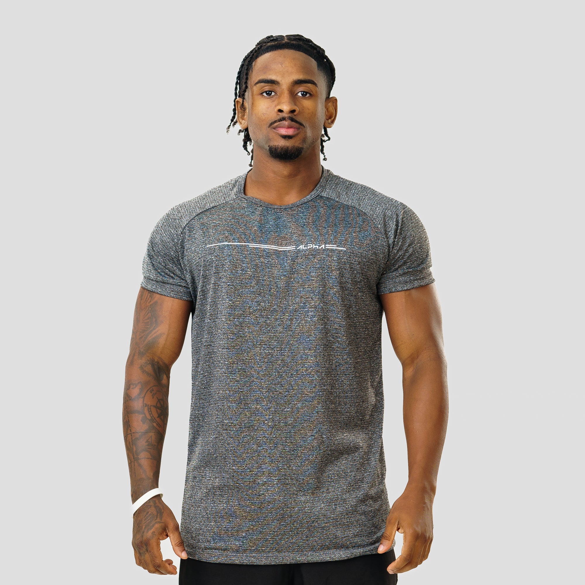 Camiseta Dry Fit Line Move Chumbo