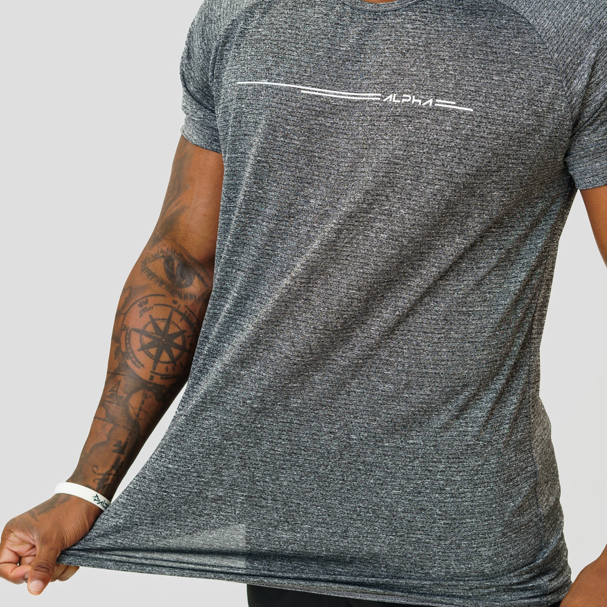 Camiseta Dry Fit Line Move Chumbo