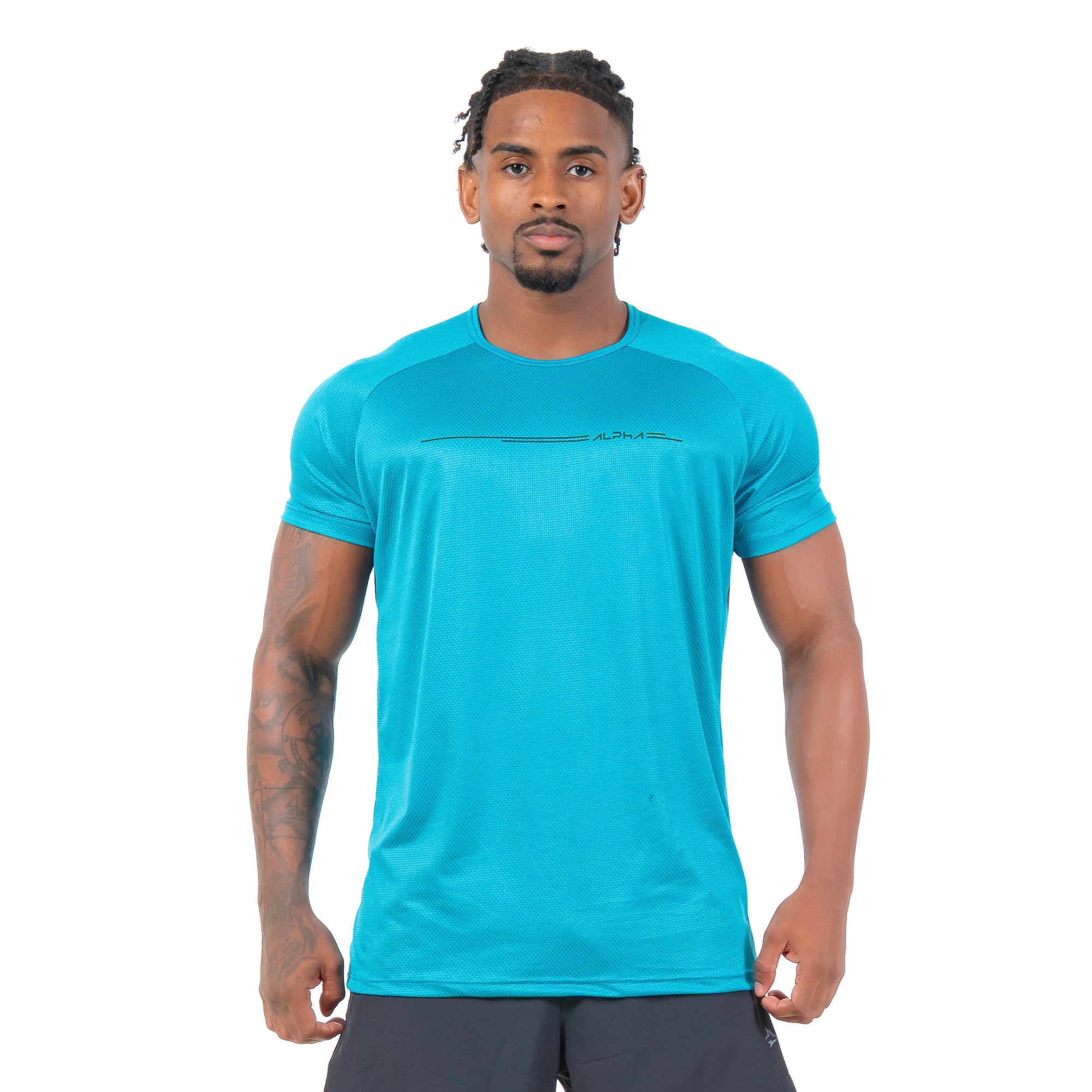 Camiseta Dry Fit Line Move Azul Pacifico
