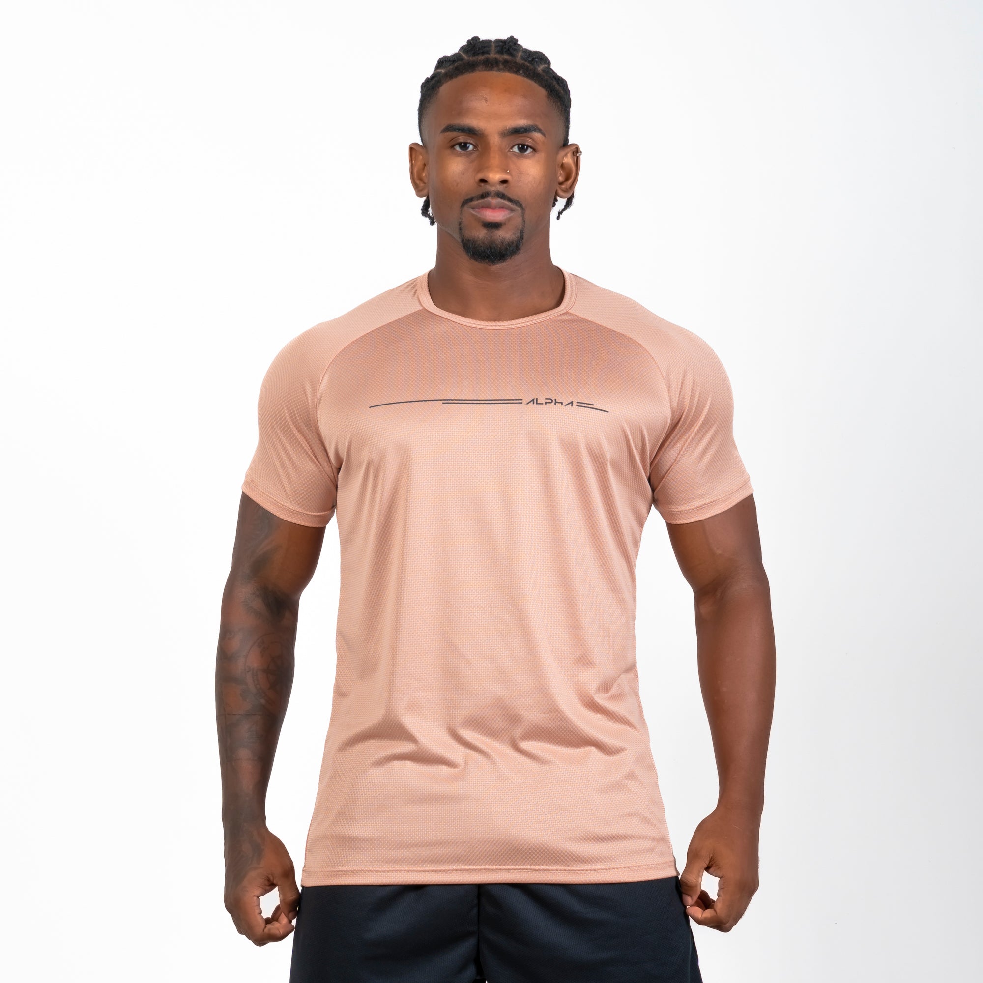 Camiseta Dry Fit Line Move Cappuccino