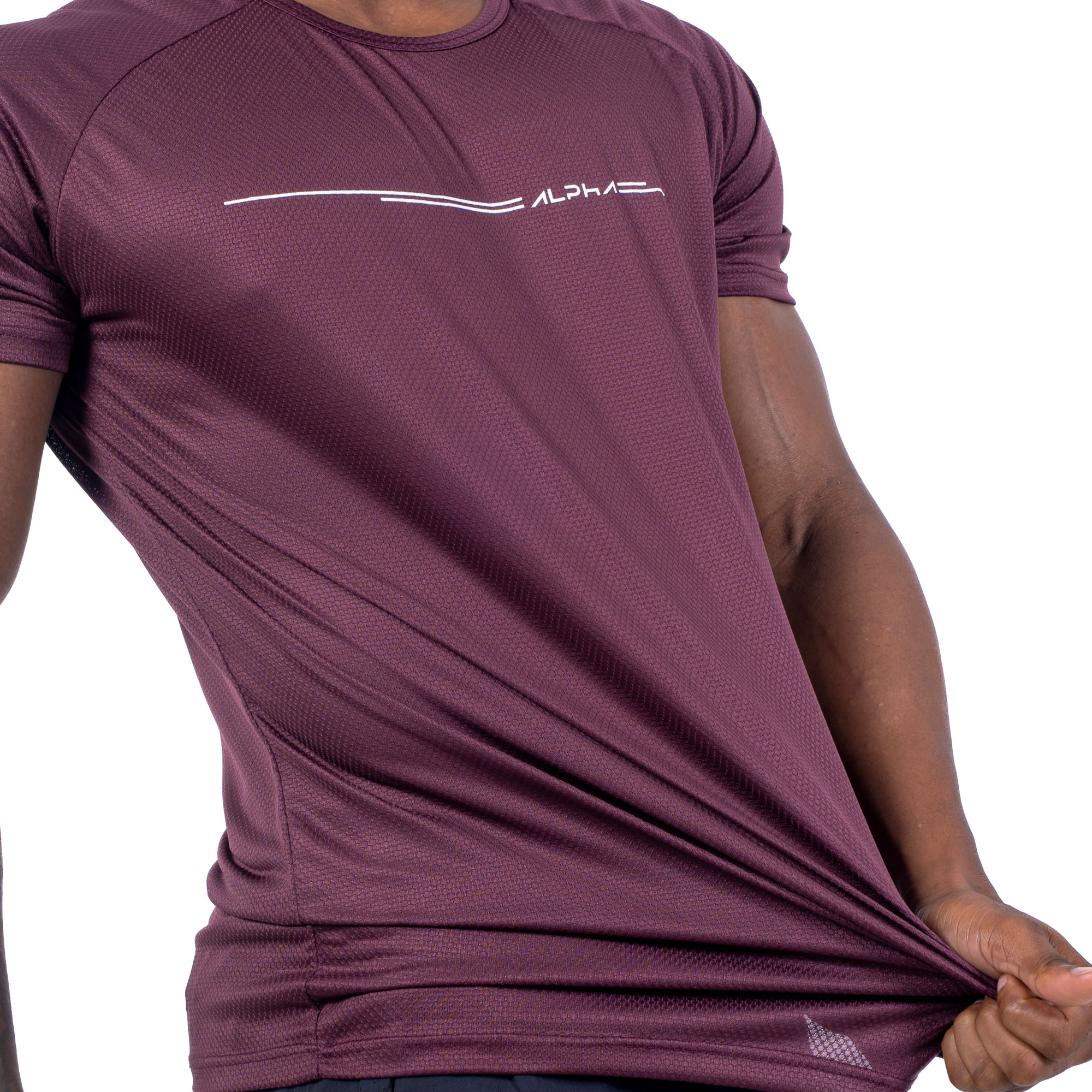 Camiseta Dry Fit Line Move Carmesim