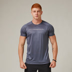 Camiseta Dry Fit Line Move Cinza Sombra