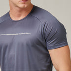Camiseta Dry Fit Line Move Cinza Sombra