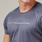 Camiseta Dry Fit Line Move Cinza Sombra