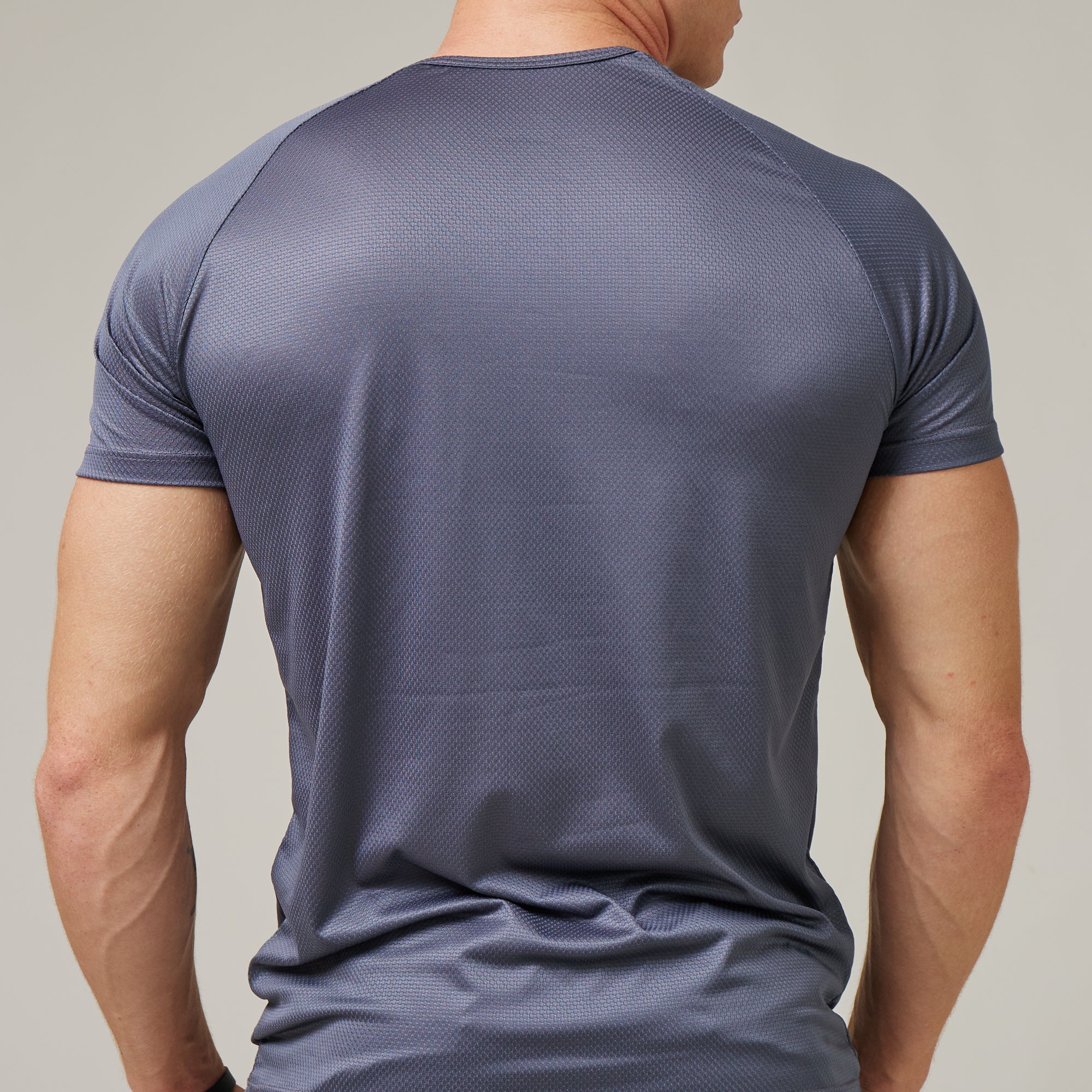 Camiseta Dry Fit Line Move Cinza Sombra