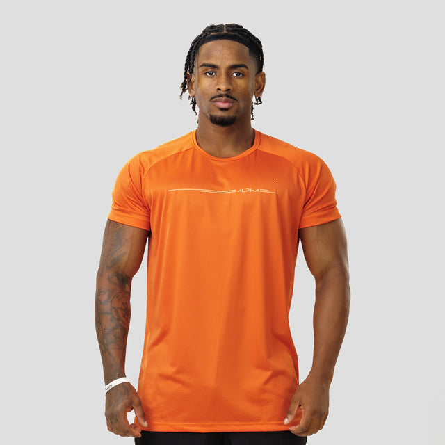 Camiseta Dry Fit Line Move Laranja Poente