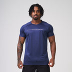 Camiseta Dry Fit Line Move Marinho Ashir