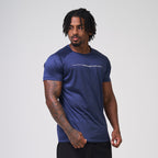 Camiseta Dry Fit Line Move Marinho Ashir
