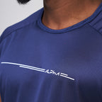 Camiseta Dry Fit Line Move Marinho Ashir