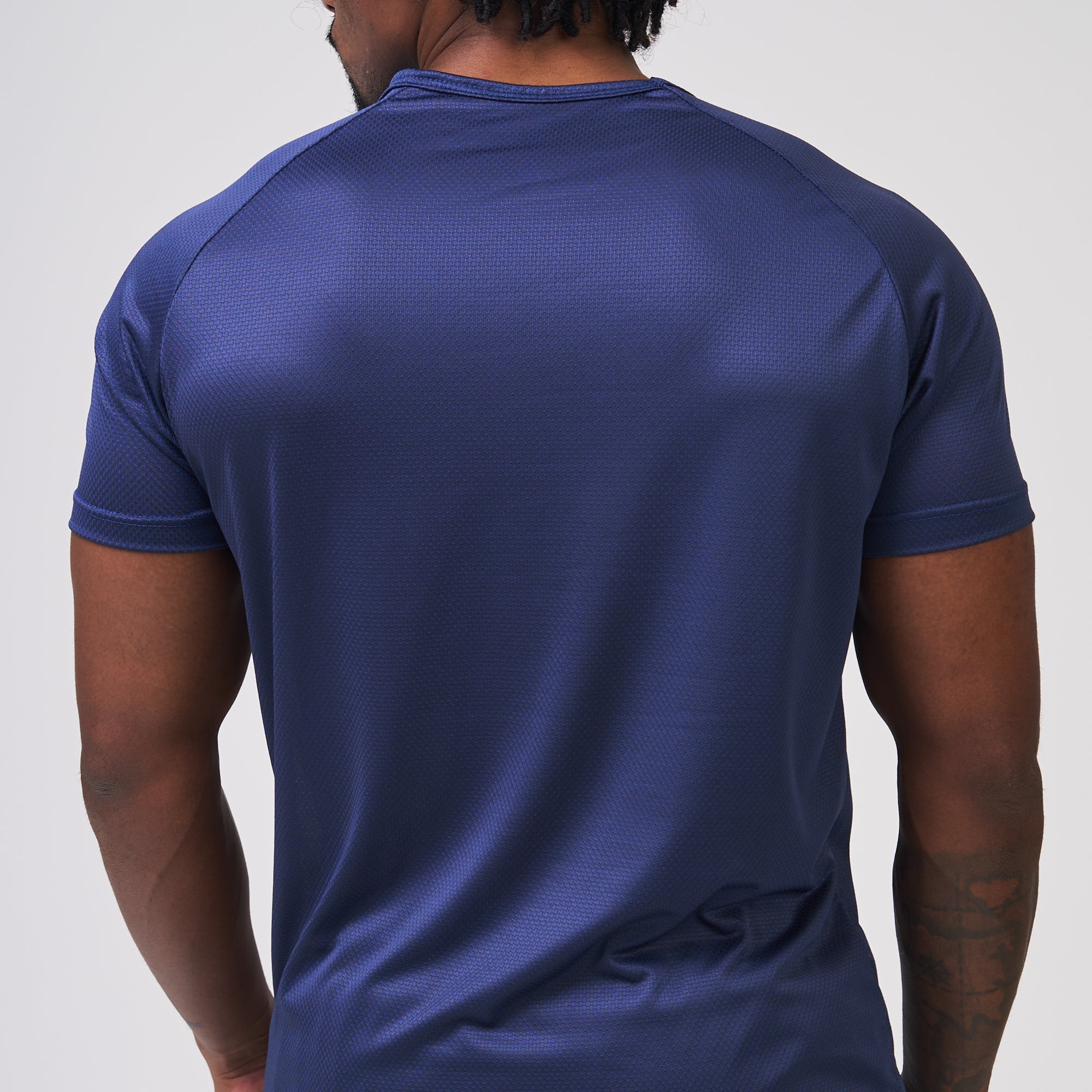 Camiseta Dry Fit Line Move Marinho Ashir