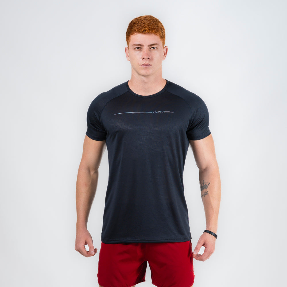 Camiseta Dry Fit Line Move Preto