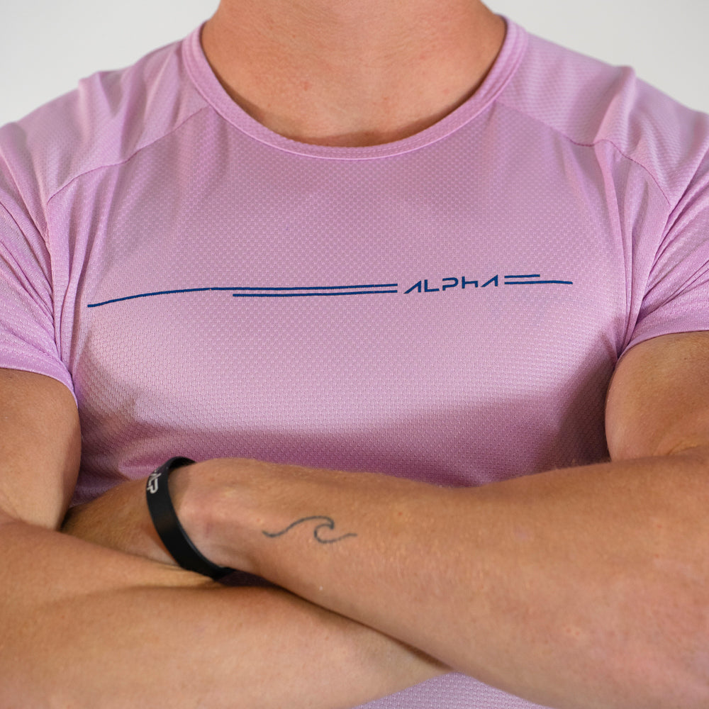 Camiseta Dry Fit Line Move Rosa Pétala