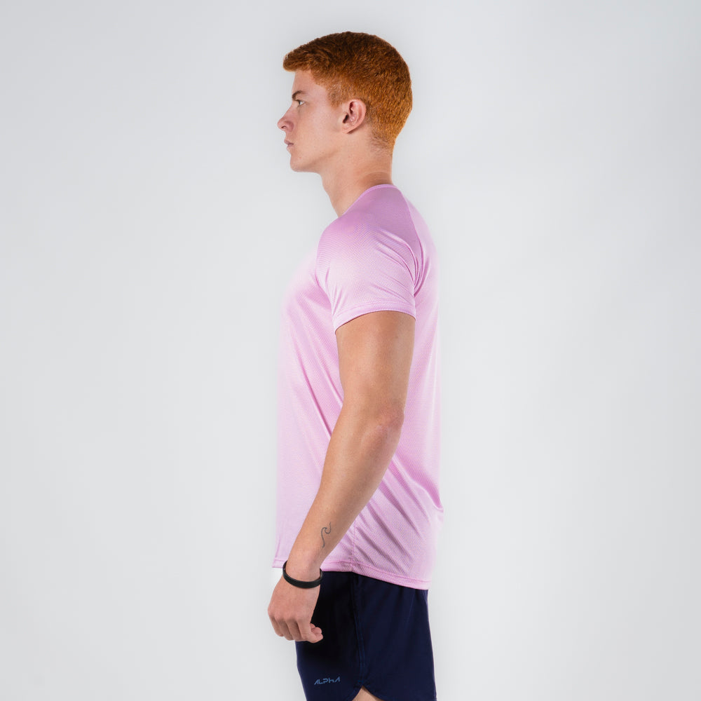 Camiseta Dry Fit Line Move Rosa Pétala