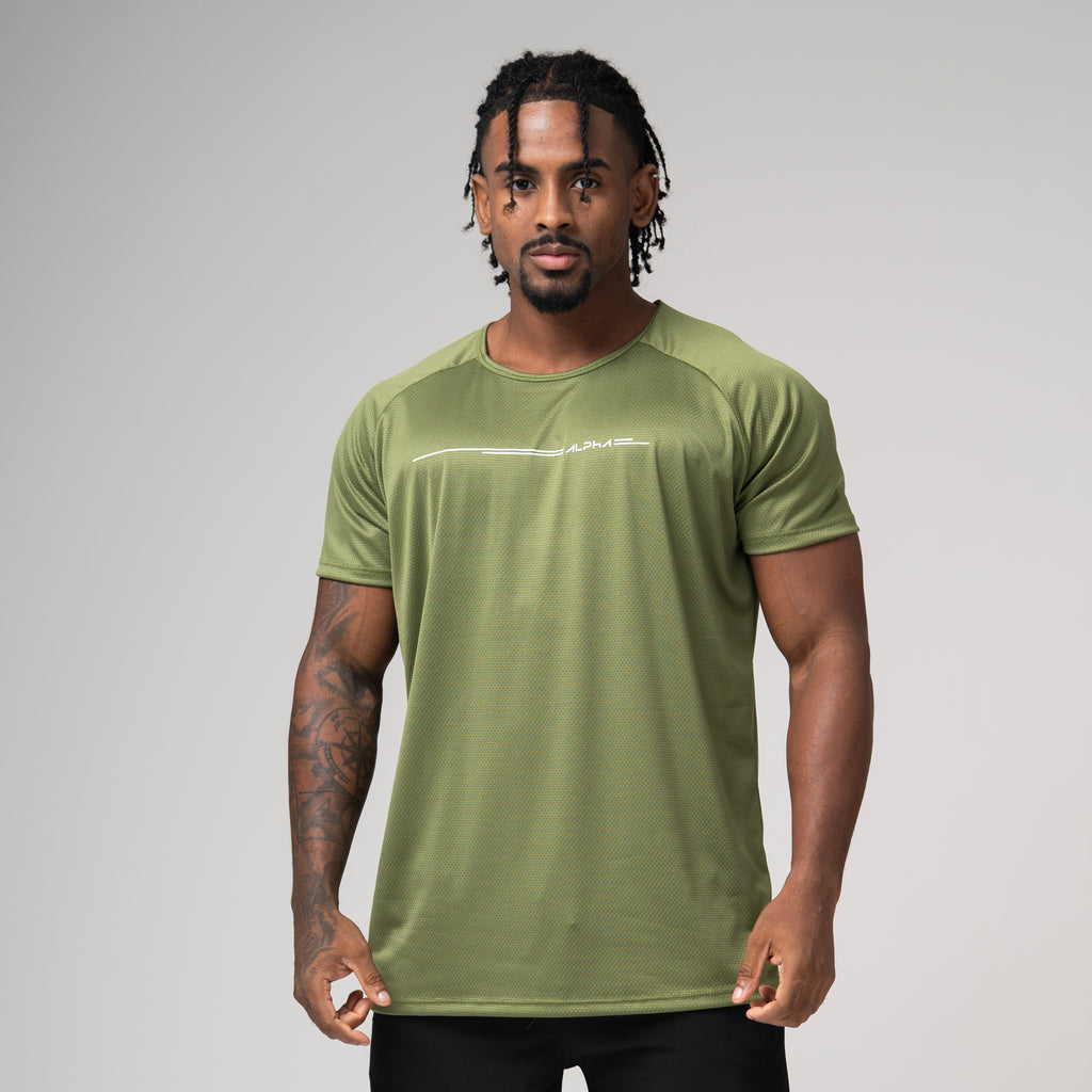 Camiseta Dry Fit Line Move Verde Selva