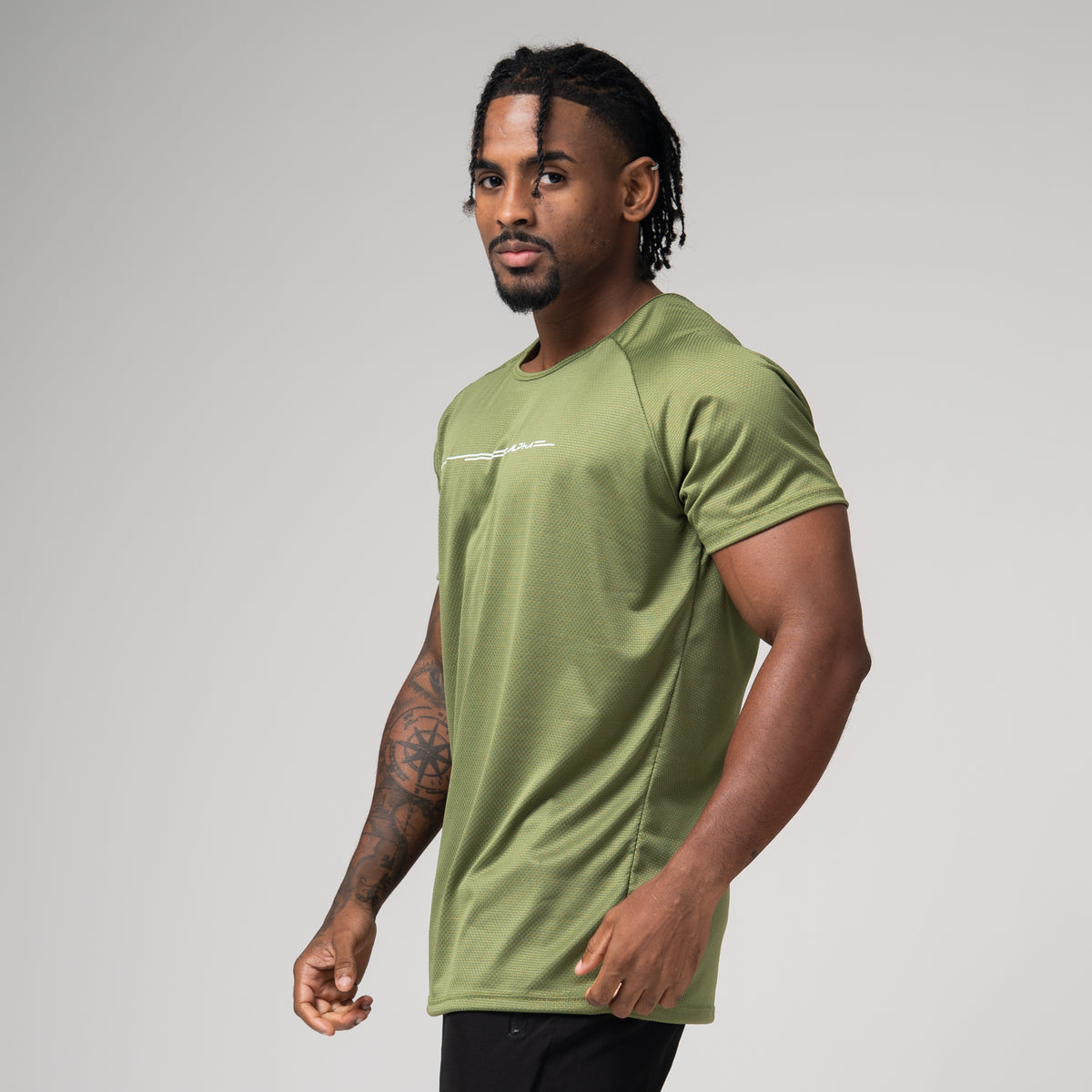 Camiseta Dry Fit Line Move Verde Selva