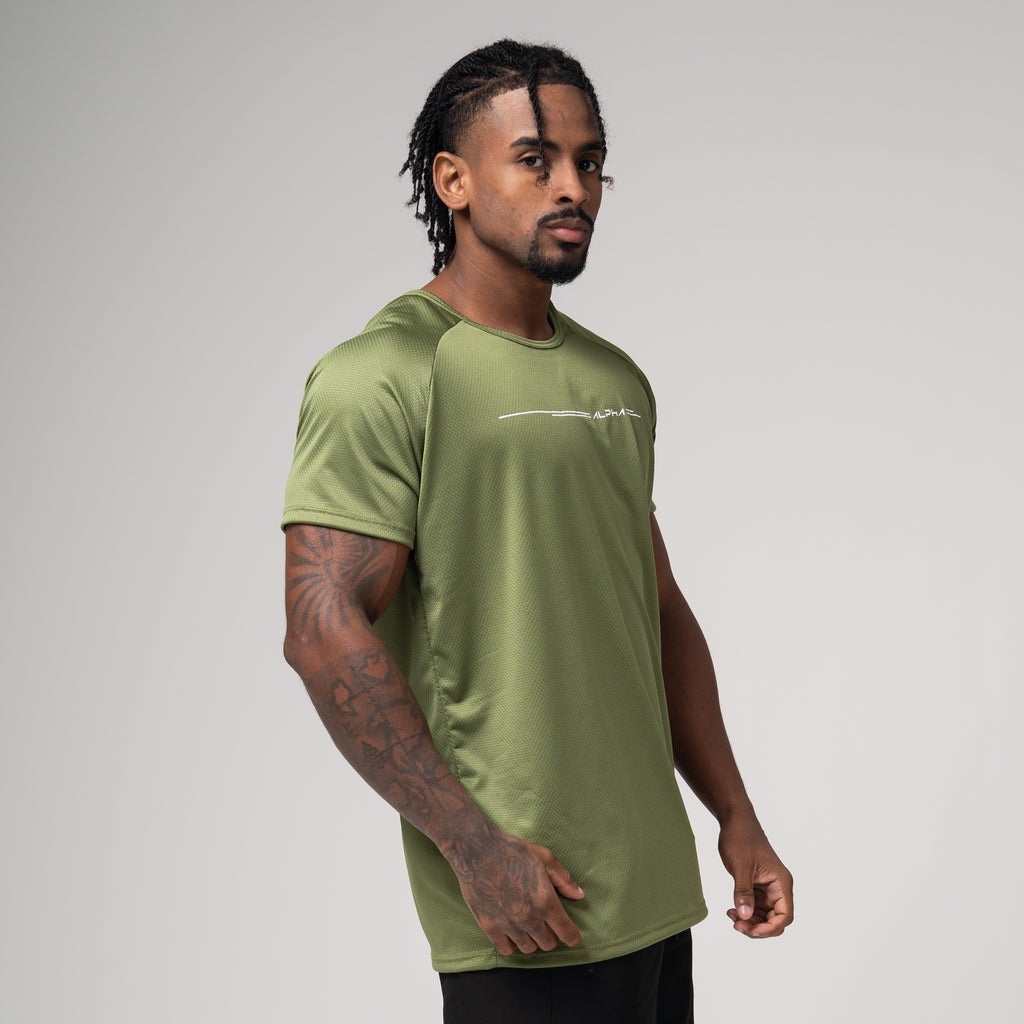Camiseta Dry Fit Line Move Verde Selva