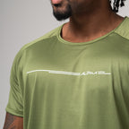 Camiseta Dry Fit Line Move Verde Selva