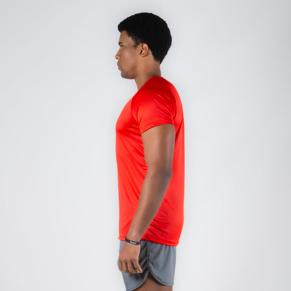 Camiseta Dry Fit Line Move Vermelho Acerola