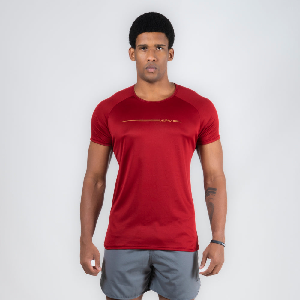 Camiseta Dry Fit Line Move Vermelho Biking