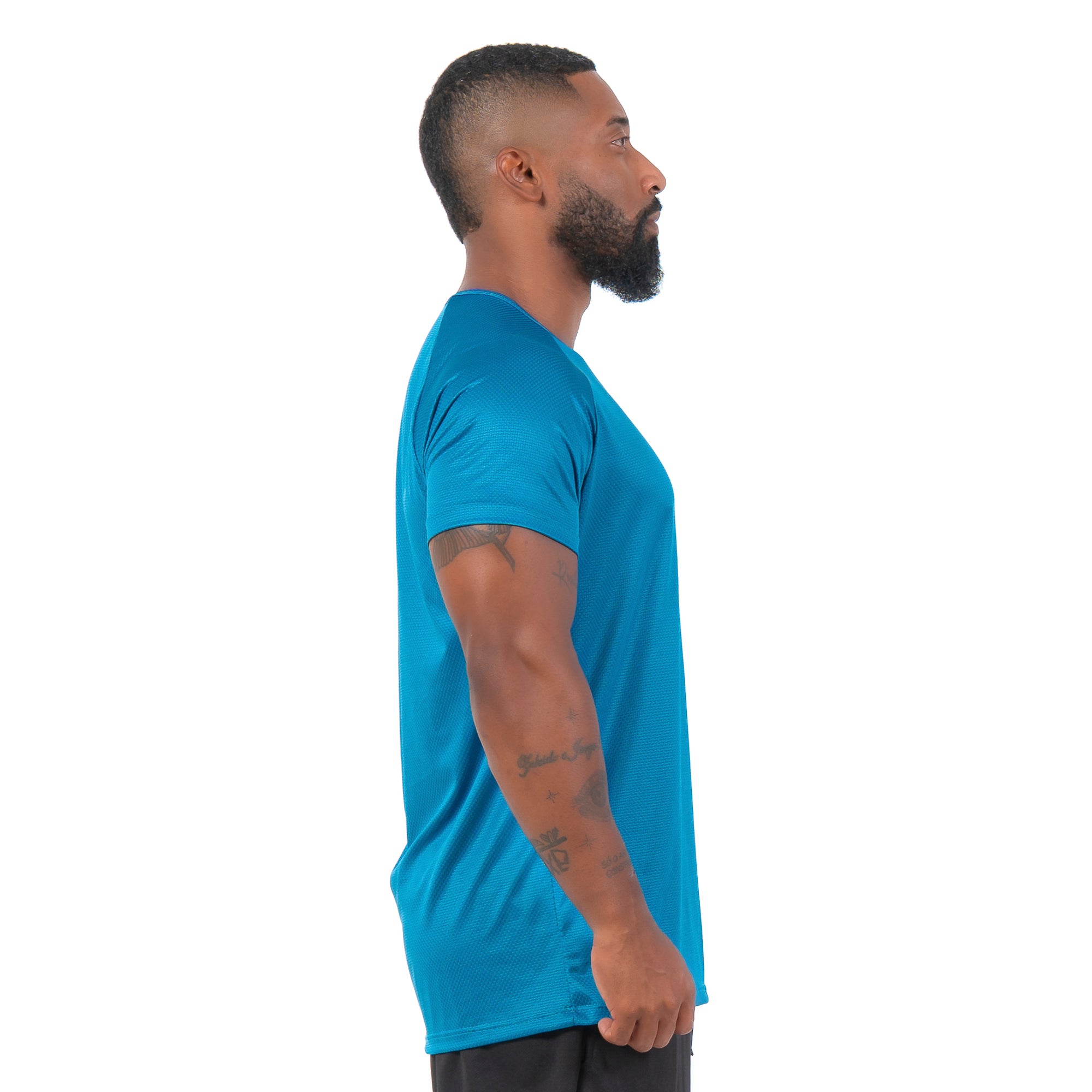 Camiseta Dry Fit Lineup Azul Safira