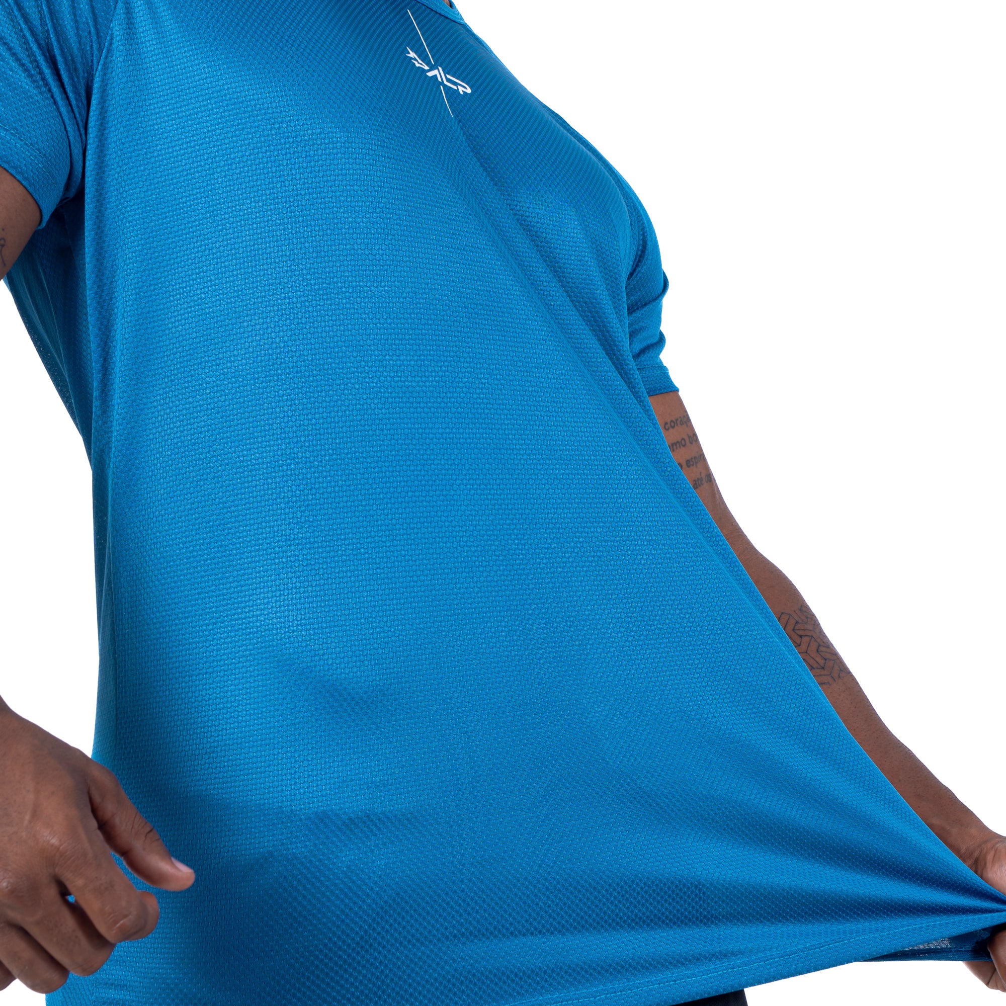 Camiseta Dry Fit Lineup Azul Safira