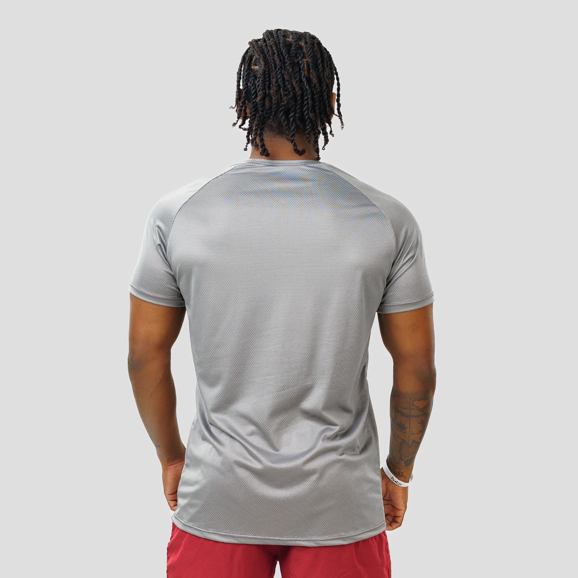 Camiseta Dry Fit Lineup Cinza Aço
