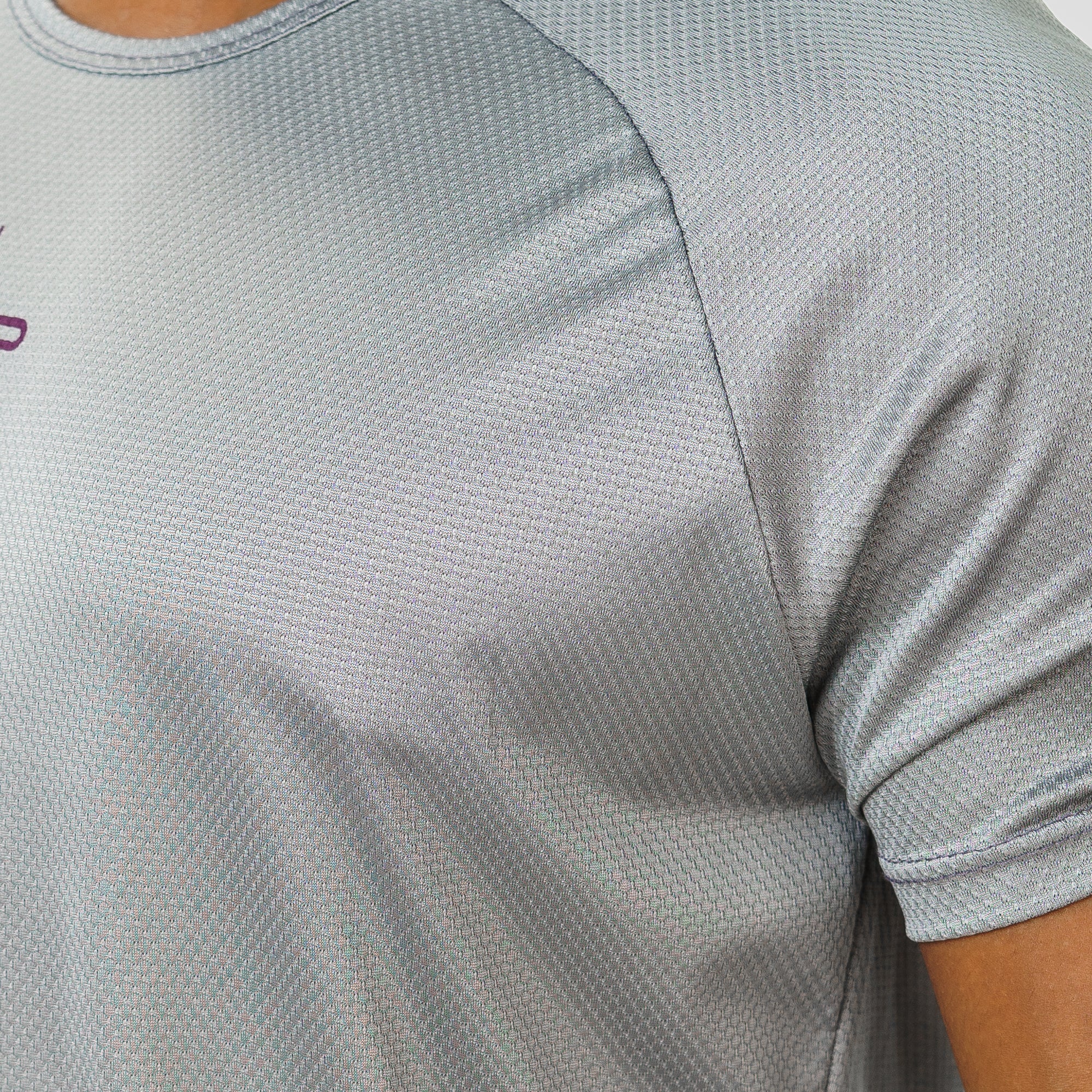 Camiseta Dry Fit Lineup Cinza Aço