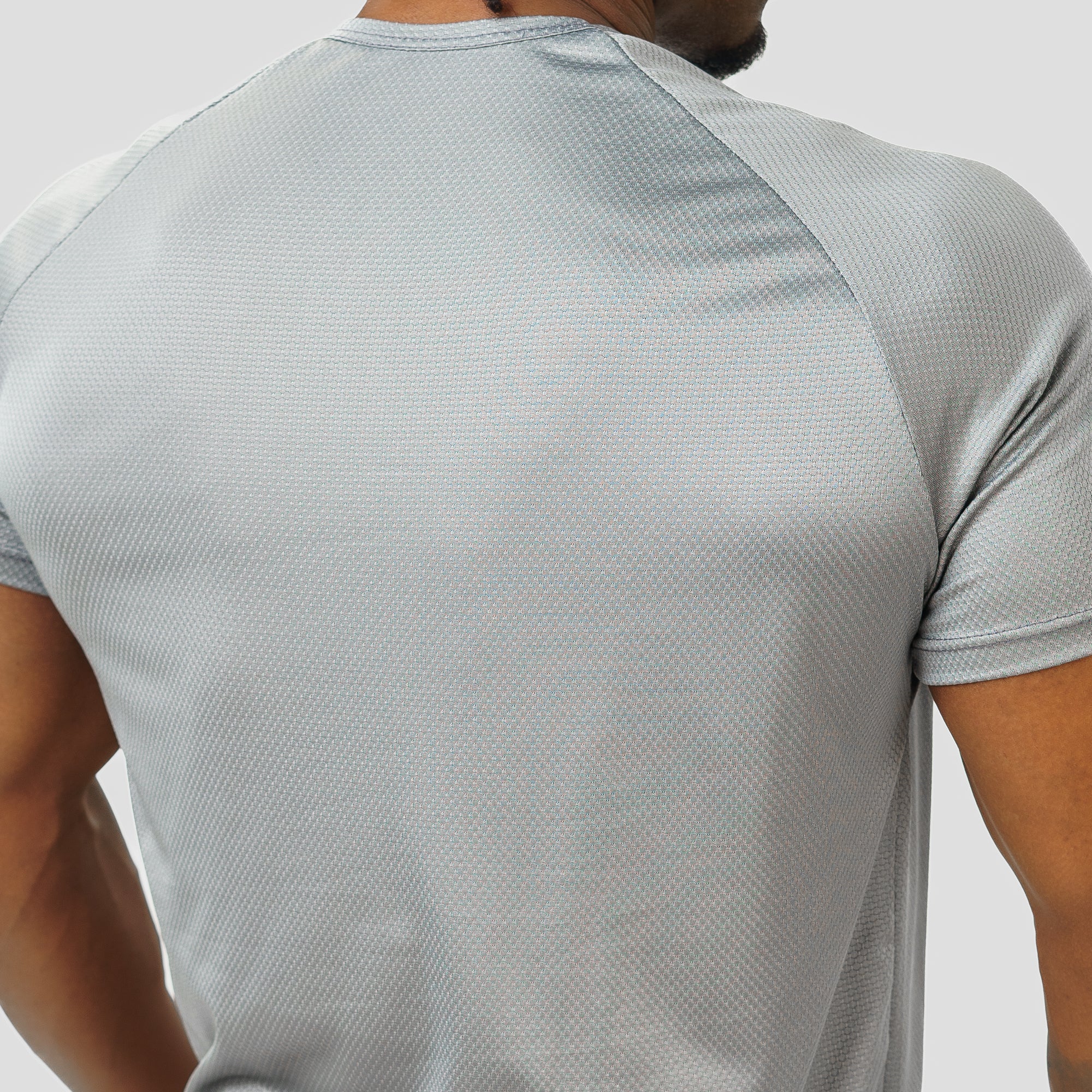 Camiseta Dry Fit Lineup Cinza Aço