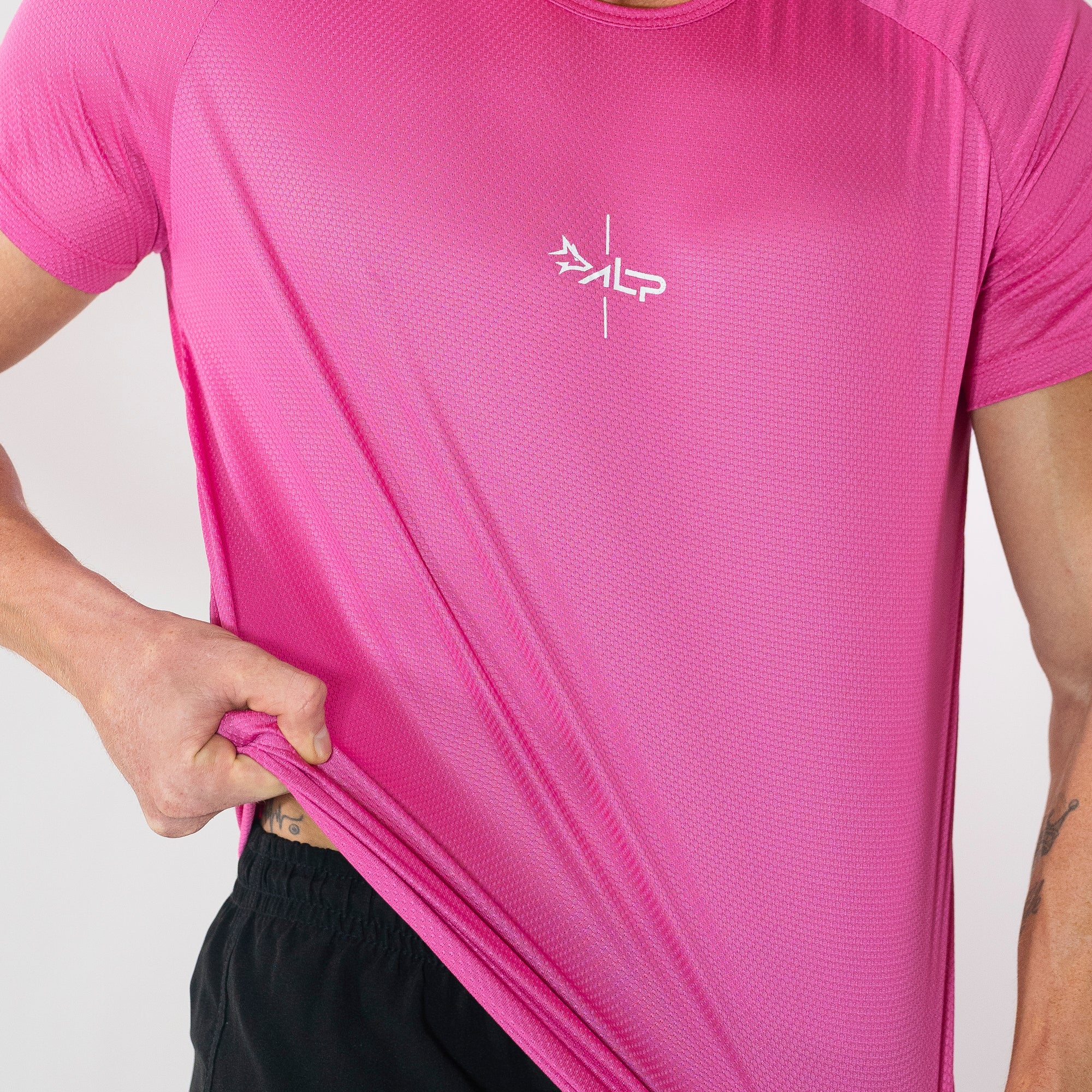 Camiseta Dry Fit Lineup Rosa Magenta
