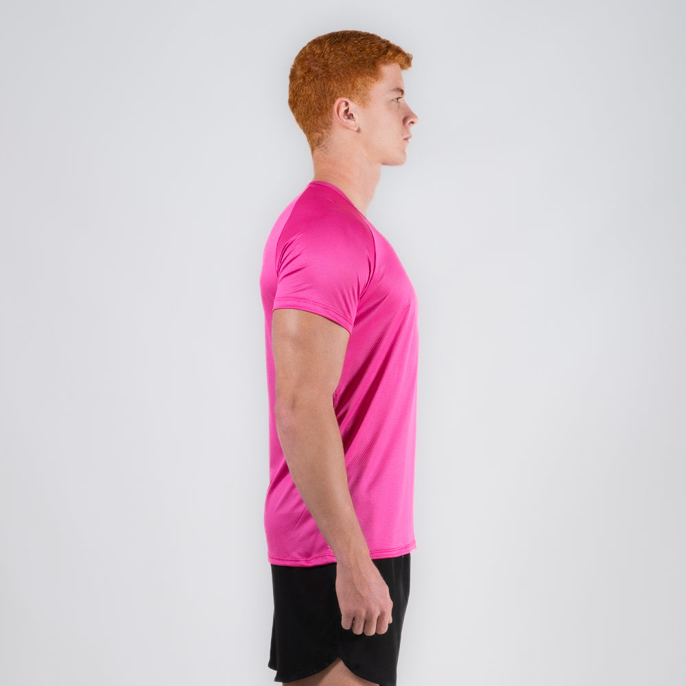 Camiseta Dry Fit Lineup Rosa Magenta