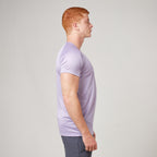 Camiseta Dry Fit Lobo Geométrico Lilás Malva