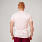Camiseta Dry Fit Lobo Geométrico Rosa Claro