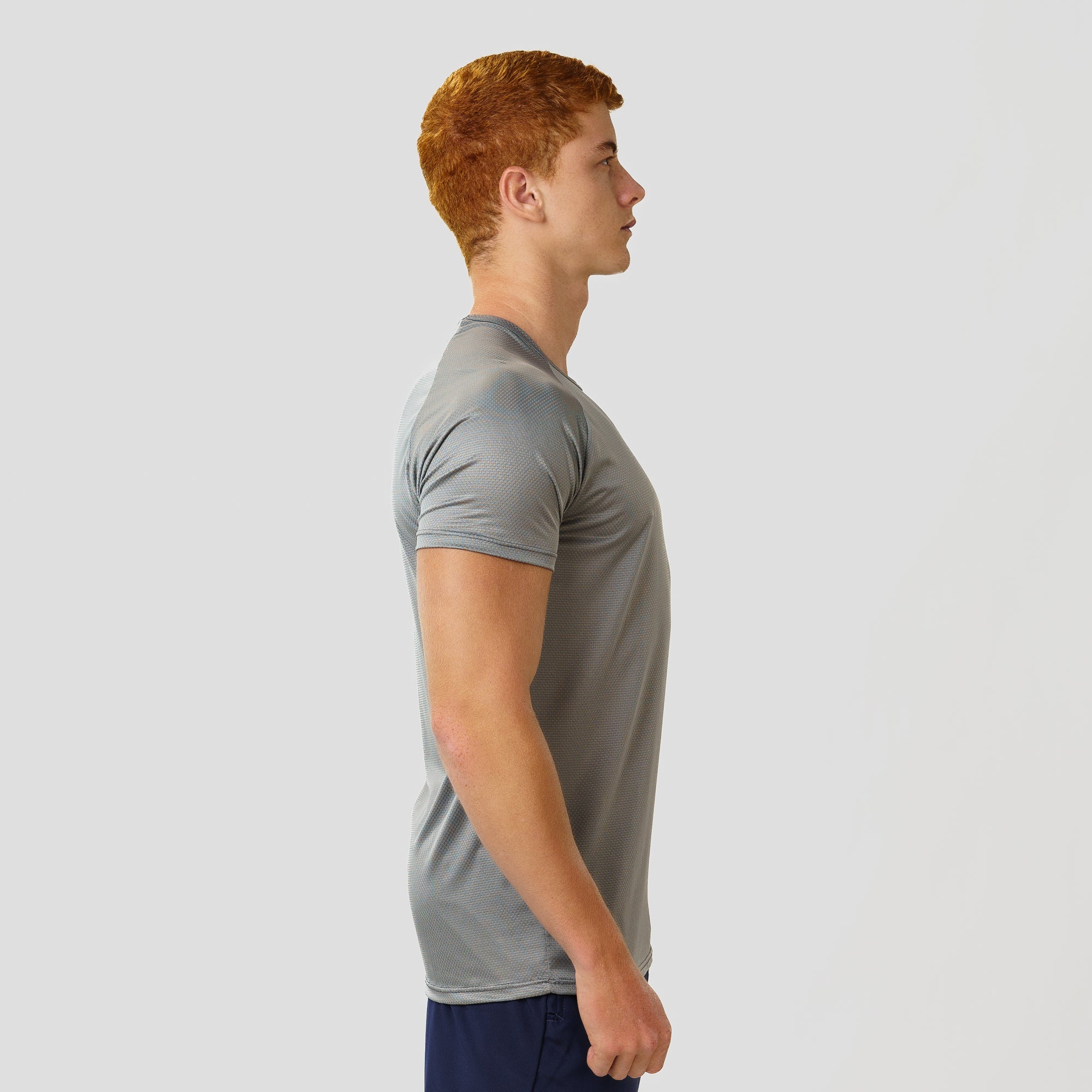 Camiseta Dry Fit Lupus Core Cinza Aço