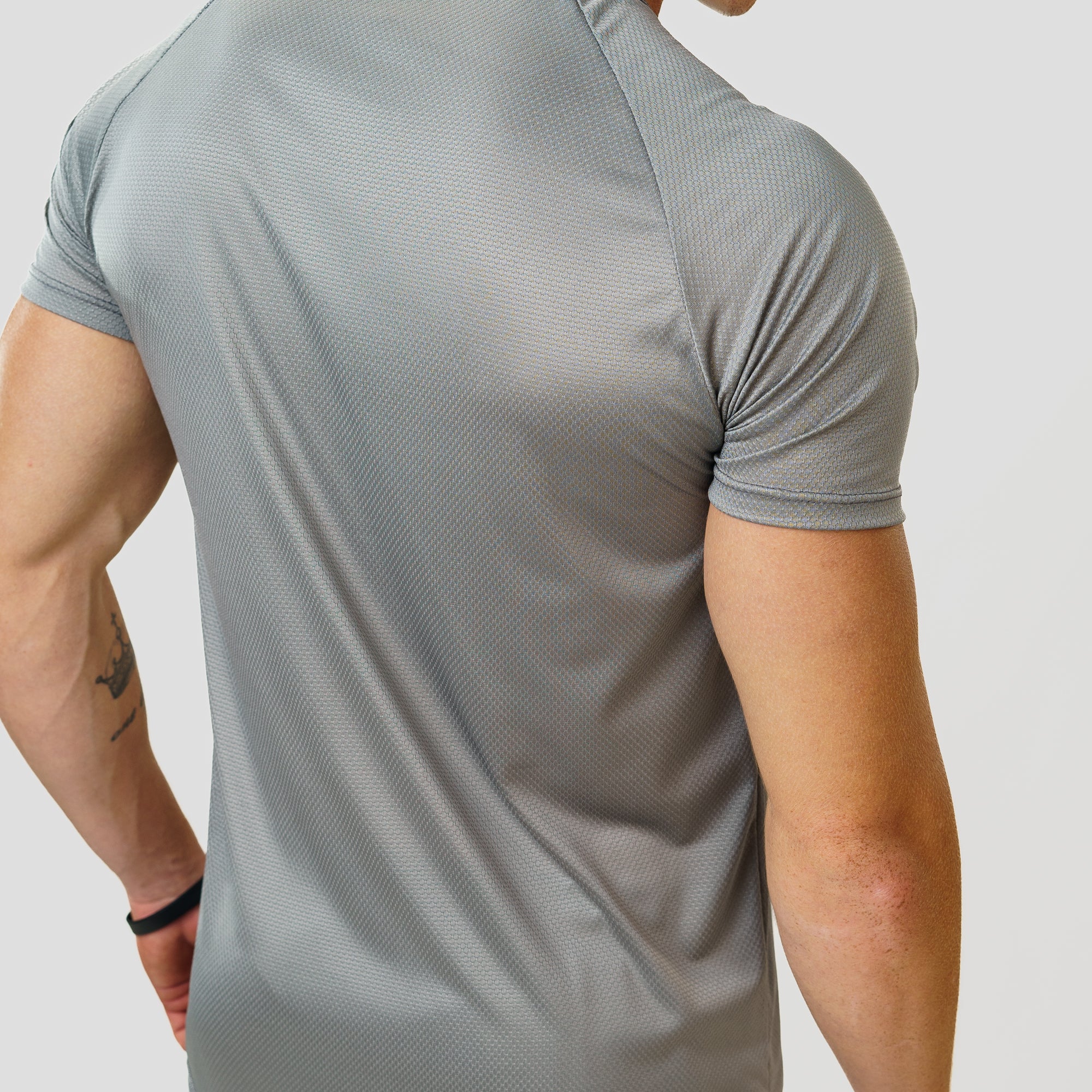 Camiseta Dry Fit Lupus Core Cinza Aço