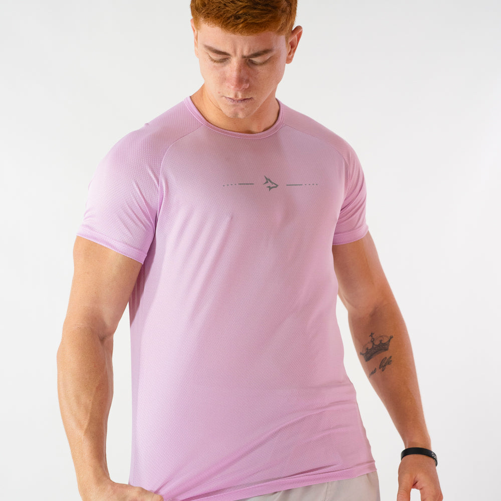 Camiseta Dry Fit Lupus Core Rosa Pétala