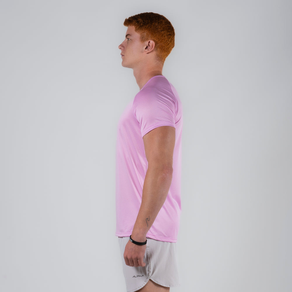 Camiseta Dry Fit Lupus Core Rosa Pétala
