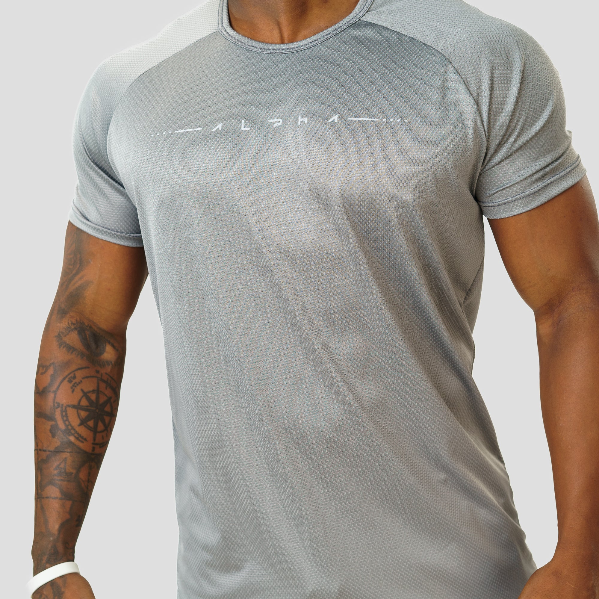 Camiseta Dry Fit Max Core Cinza Aço