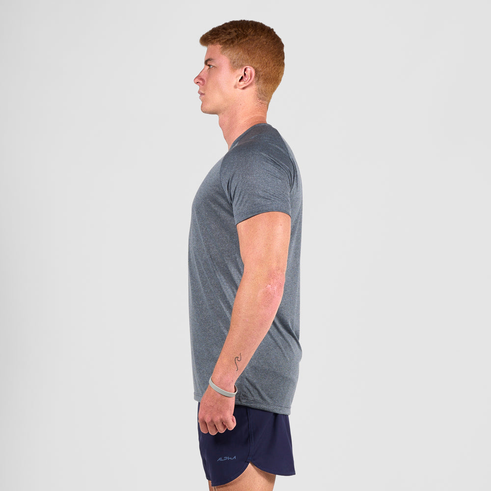 Camiseta Dry Fit Max Core Mescla Preto