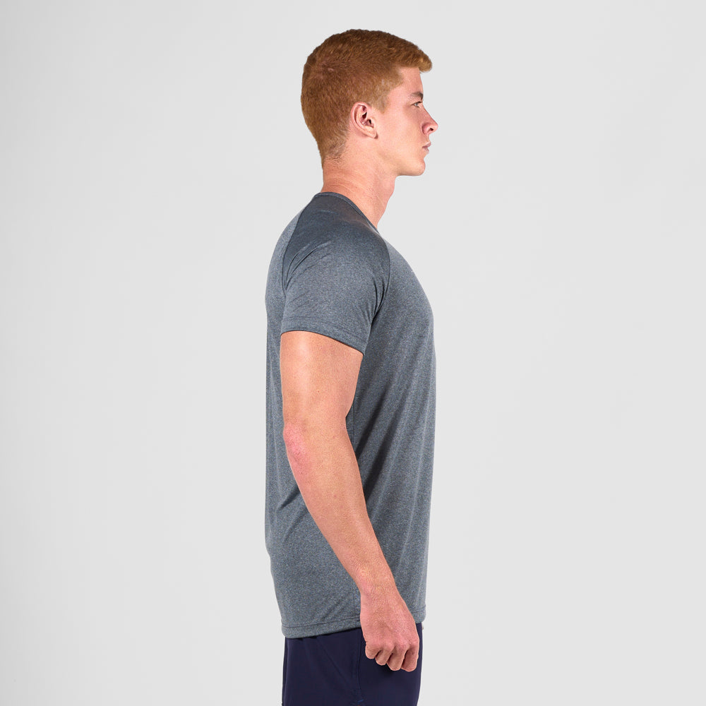 Camiseta Dry Fit Max Core Mescla Preto