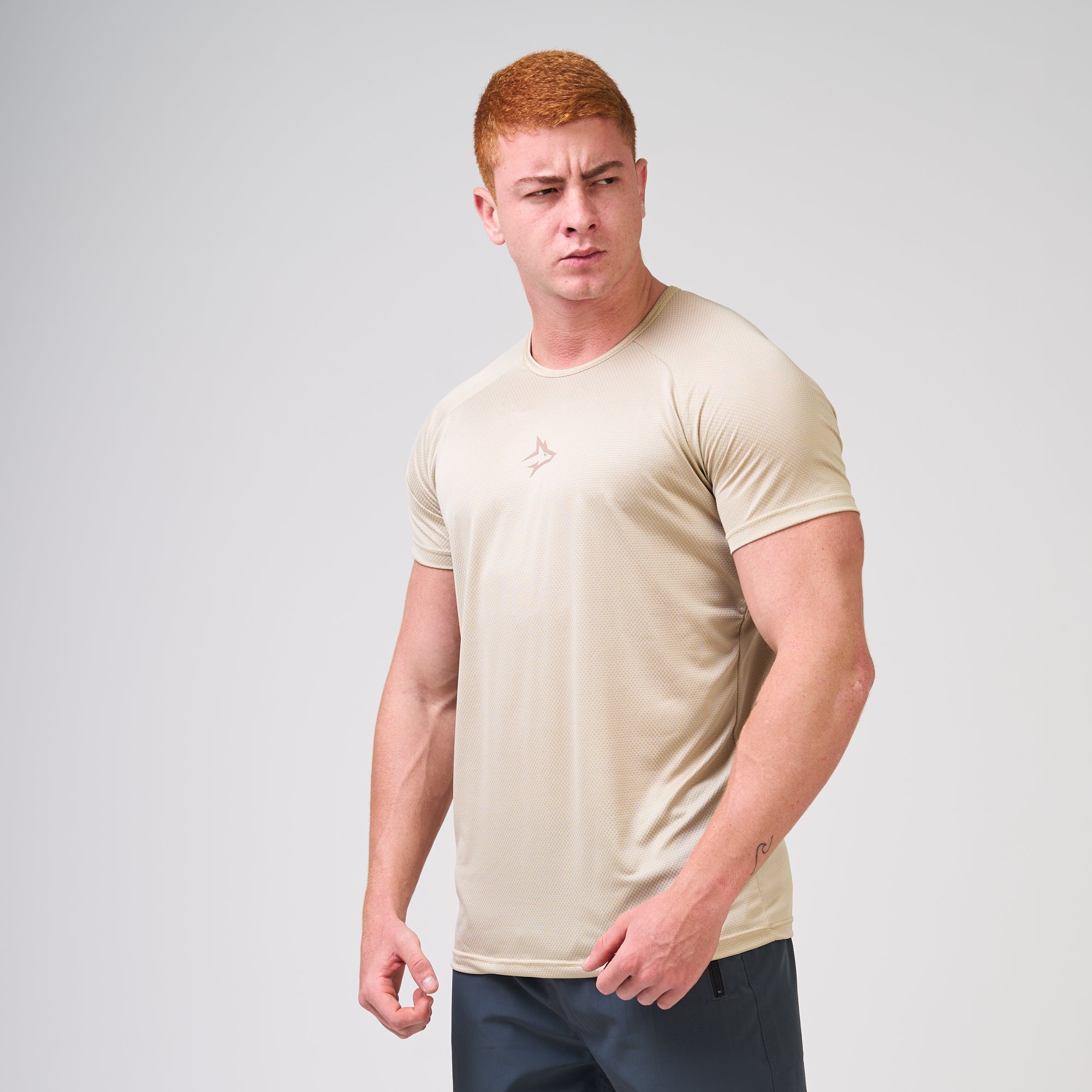 Camiseta Dry Fit Middle Lupus Arenoso