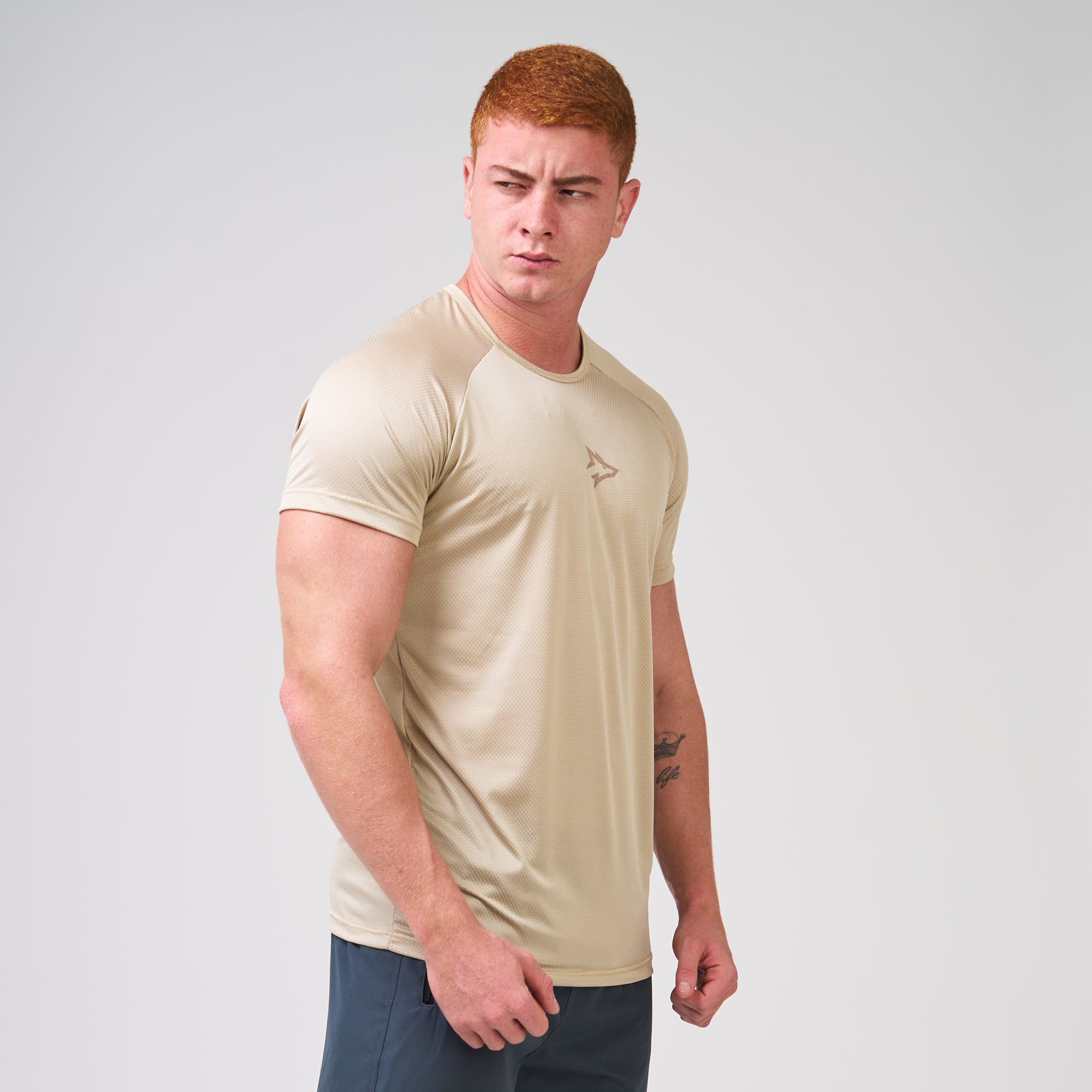 Camiseta Dry Fit Middle Lupus Arenoso