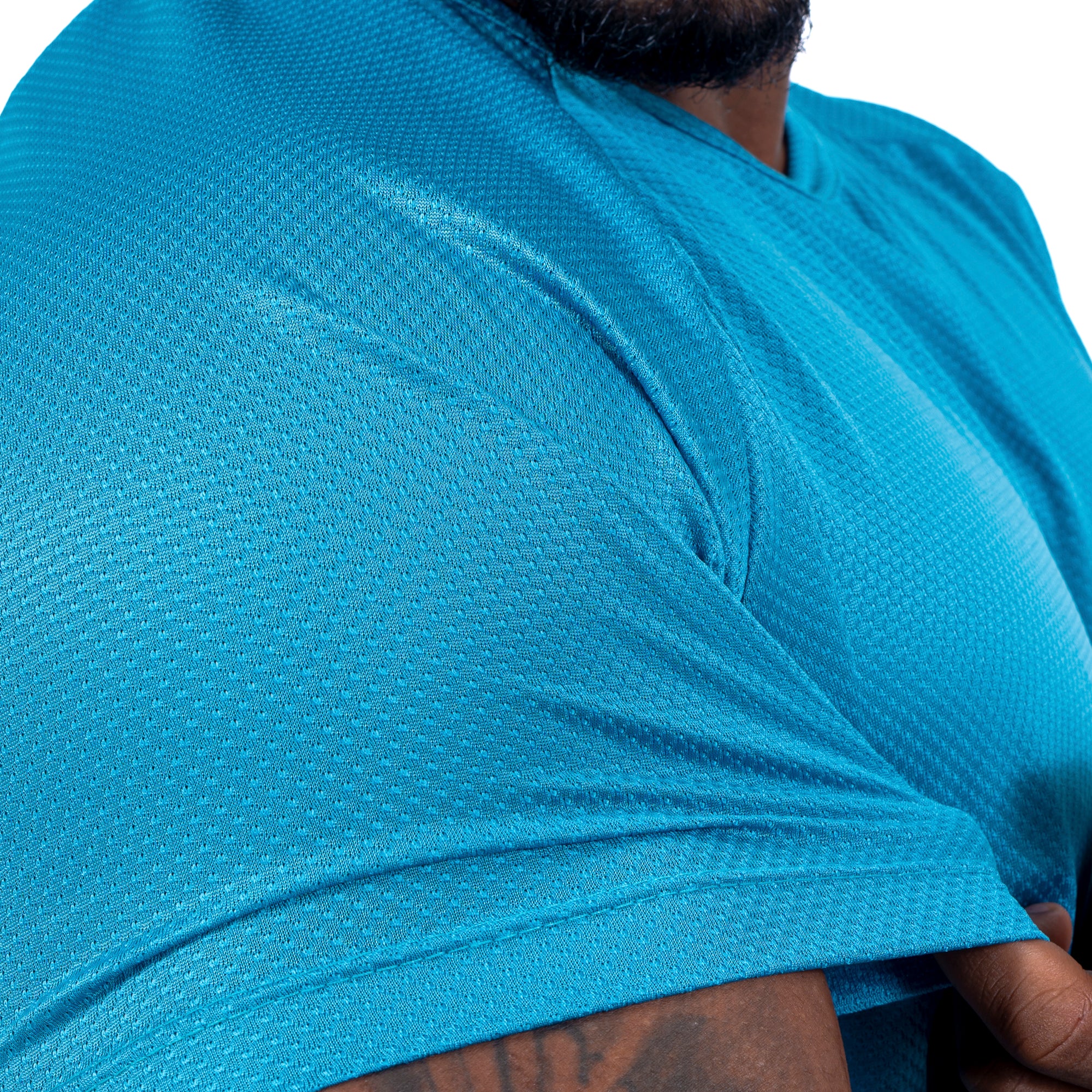 Camiseta Dry Fit Middle Lupus Azul Pacifico